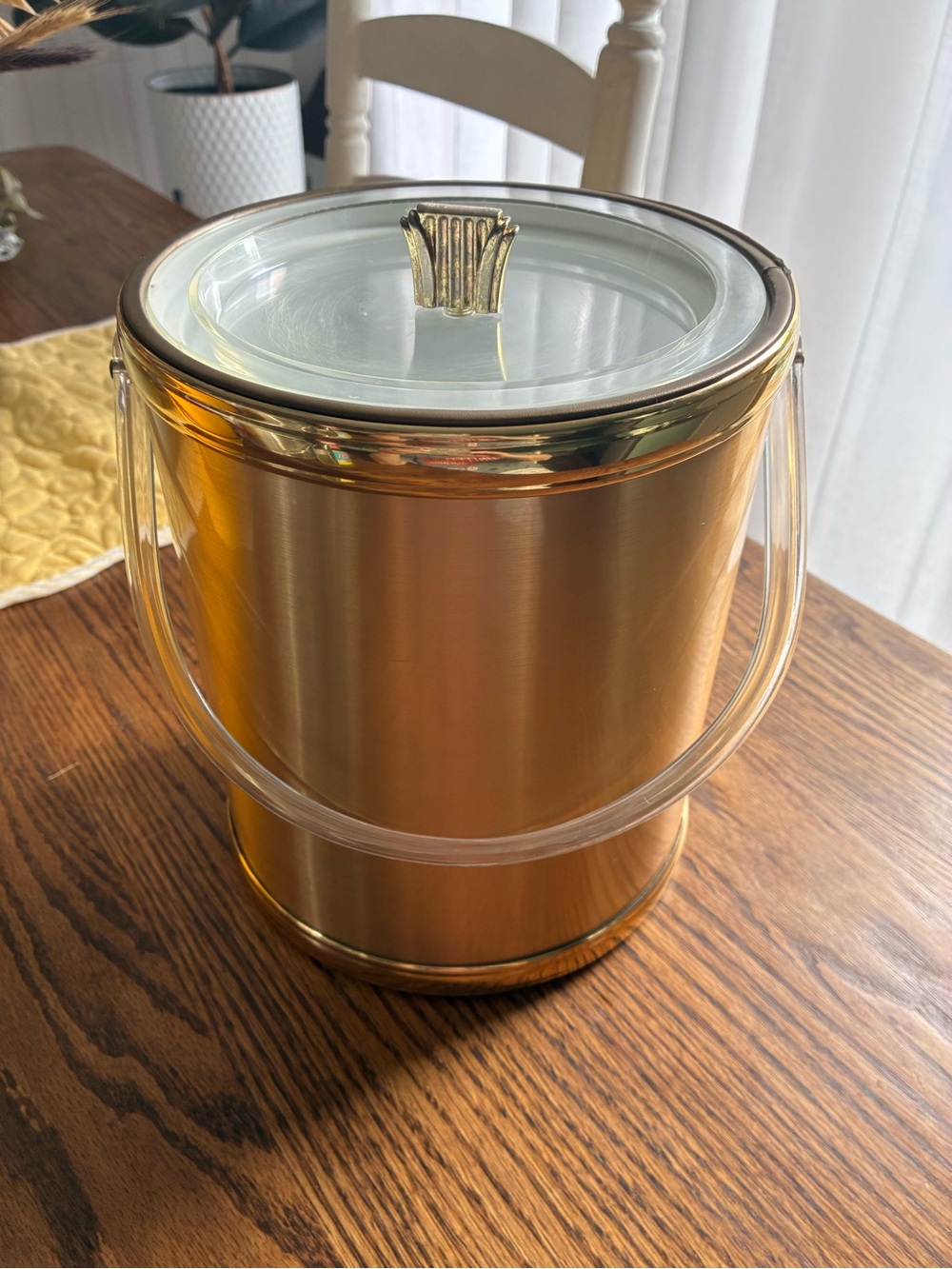 Georges Briard Goldtone 9” Ice Bucket